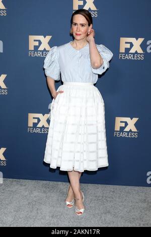 Sarah Paulson in der Ankunftshalle für FX Networks Winter TCA Starwalk The Langham, Huntington Hotel, Pasadena, CA 9. Januar 2020. Foto von: Priscilla Grant/Everett Collection Stockfoto