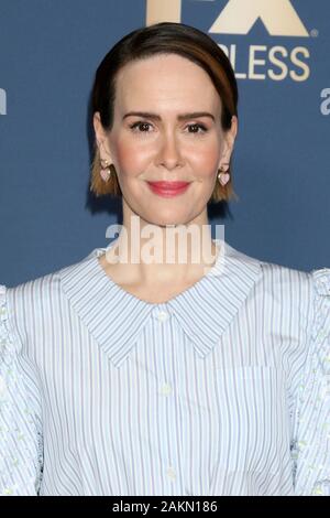 Sarah Paulson in der Ankunftshalle für FX Networks Winter TCA Starwalk The Langham, Huntington Hotel, Pasadena, CA 9. Januar 2020. Foto von: Priscilla Grant/Everett Collection Stockfoto