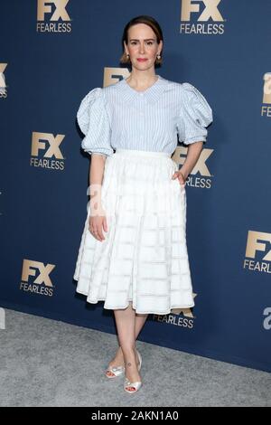 Sarah Paulson in der Ankunftshalle für FX Networks Winter TCA Starwalk The Langham, Huntington Hotel, Pasadena, CA 9. Januar 2020. Foto von: Priscilla Grant/Everett Collection Stockfoto