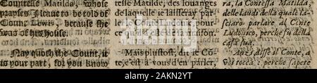 Der höfling des Grafen Baldessar Castilio: in foure Bücher deuided: Verie necessarie und profitabel für junge Kollegen und gentlewomen bei Gericht bleibende, pallace, oder Ort. ) Ét j & an "ie-t)) C treffinguliere damerà Con-tniÀSigno fàfmìMdhj^^^. 5 ûKl 043 f^KSP. 1 ^ (wenn 0. tó]? Unsere, ttt 0 nicht m 2 îte tljatatnaftl carKóus fçauezbfcntfefl-rc Èe", chenonconuÌ € lllî neché^^) | ^ lftt) tèP iiÉroâJ!^^^^^^^C<ónu^^ thuornù nlraè dt-faiéMi tecóftfiif? • Louer fes-befônghcjs prò - fHprie.. Prés..^^^^^^^ • • - • •^^^^ Cvv... Ich 2 î^l) e1 loitli" fian 0 eliïtfihtttf îJty^ TVbîêiroihVezifojtfs, -r^à^i*^ (0^^^", "^^iÇ ébon Inli!> é Stockfoto
