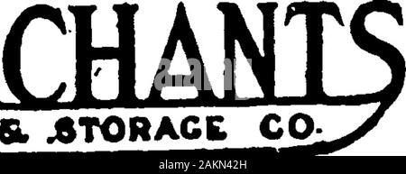 1921 Des Moines und Polk County, Iowa, Stadt Verzeichnis. TRMSFER & STORAGE CQ Stockfoto