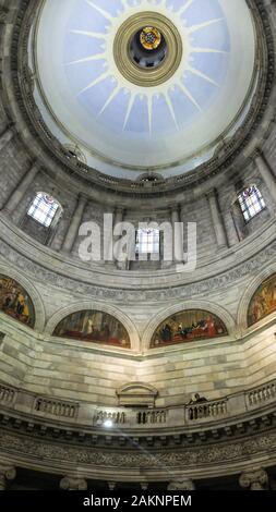 KOLKATA, West Bengal/INDIEN - 17. MÄRZ 2018: Innenansicht des Victoria Memorial Hall, ‎Queen's Way, Kolkata. Stockfoto