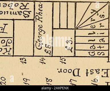 Geschichte der Alten Tennent Kirche.. . Peter G^ordon. £^ QeovgeWalterIWicl Barclay. Roberl Kain mm als. Hendricfc. VoorhcesTun ich s Va" d&rv e e r*. 4 - Nicholas CooK.. (Joseph/Ccr. William Coven & Backofen^ cj £ Robert JamesThomas^ Tomsoii. L £ £&gt;. Abraham Cla-ytoix Jje. Qz.t Sml th. ? Fc Samuel IPrev + auf.. J $ f{). 64 63 59 SB. 3 Si4Fe5&gt; - 1*! Ft ** Sty ICH? In 1 1 m&gt;&lt; • 3 X 3 (0^5^s&lt;^JO J^ Cichale lEricKsoix. a. ncLc 7 Tf? ia. iha. 7% Tffiea. QorcLo&lt; Cfieesmart Jbse./bh-i? JO cTofinTZeicL ein. nd-a JVi lUanx Oheesma.ru. Die ifa-lrcC. &Lt;Darstellung des PeMS 1754 im zweiten und Gegenwart Chu Stockfoto