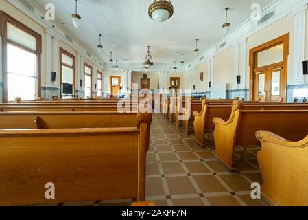 The Dalles, Oregon - 22. April 2016: Eine Ansicht von der Rückseite der Gerichtssaal in die Wasco County Courthouse Stockfoto