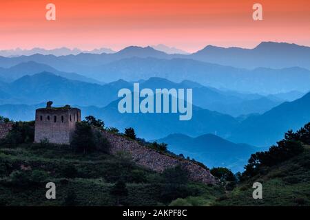 Laiyuan County in der Provinz Hebei zur Großen Mauer Stockfoto