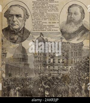 Christian Herald und Zeichen unserer Zeit. Und Zeichen eingegeben oder v n i a% zum Handeln von CoiigreM im Jahr&gt; - •? Durch Chaklbs Walton, ia Das Büro des pf Co unserer Zeit. Vol. IX. Nr. 26. Donnerstag, Juli i, 1886. Preis drei Cent.. Die Et, Hon, W.E. GLADSTONE und R C. CHTL 6 ERS - Das Haus Eule Demonstration in Edinburgh. 402 DER CHRISTLICHEN VERKÜNDER UND ZEICHEN UNSERER ZEIT. Juli l. RT. HON. W.E. GLADSTONE. Der britische Premier. William Ewart Gladstone, das Prima Min-ister von Großbritannien, war nie so populär unthis Seite der Atlantik, so wie er ist an der presenttime. Er hat im Laufe seines langen Lebens Stockfoto