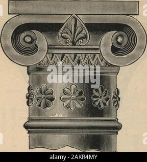 Handbuch der Boutonne Foundry Company, 1887. BOUTON • GIESSEREI • COMPHNY, s6 oo Archet Avenue, Chicago.. Stockfoto