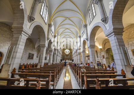 Katharinenkirche, Bethlehem, Israel Stockfoto