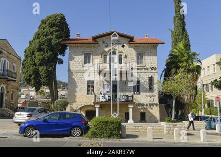 Altbau, Deutsche Kolonie, Sderot Ben Gurion, Altstadt, Haifa, Israel Stockfoto