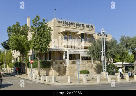 Colony Hotel, Deutsche Kolonie, Sderot Ben Gurion, Altstadt, Haifa, Israel Stockfoto