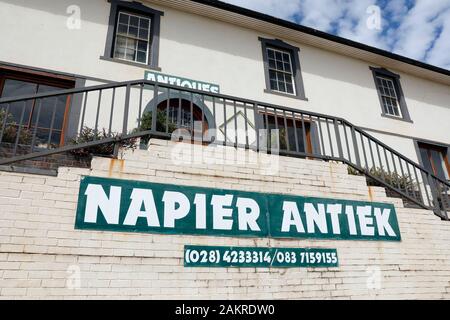 Napier antiek antik shop Napier in der Overberg Region der Western Cape Provinz von Südafrika. Stockfoto