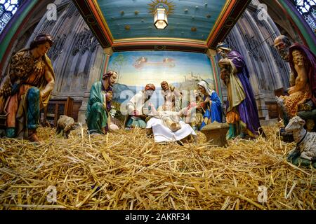 Krippe York Minster Stockfoto