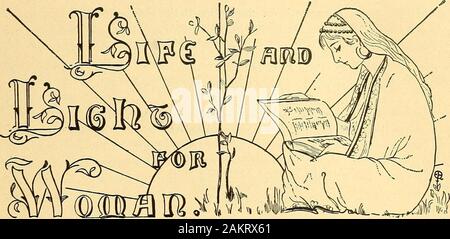 Leben und Licht für die Frau. 1 iiiiliif liliii^i, i, ia ^^M^ "iifi" -^---&gt; ^-^--^--^--^-"^^^^^^^^^^^^^ wA., iiW^.^&gt;^&gt;.:,,^^.. Vol. XXIII. APRIL, 1893. Nr. 4. Bjpect © Tolles tlbings aus (5 oD. Bttempt © Tolles^ bings für 0 Abl.?. Ein Ostern verzichten. Von MARGARET J. PRESTON. Die Silbrigen Pisten von Olivet wurden in mvstic Finsternis durchdrungen, Speichern, wo der Morgenstern, unset, Hing oer Das gartengrab; Wenn die Engel es beobachten. Über die Schatten dim, kam spannend durch die geheiligten Luft, die früheste Ostern hjmn, - Der Herr ist auferstanden! Die neue, frohlockend Belastung, die dann brach auf, dass Ostern Tag, wird halten Sie i Stockfoto