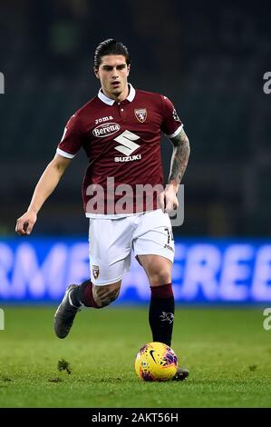 Turin, Italien - 09 Januar, 2020: Kevin Bonifazi von Torino FC in Aktion während der Coppa Italia FC Fußballspiel zwischen Turin und Genua CFC. Credit: Nicolò Campo/Alamy leben Nachrichten Stockfoto