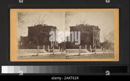 Post, New London, Conn beinhaltet Ansichten von G. M. Bolton, D. T. Ide und andere Fotografen und Verlage. Robert Dennis Sammlung von stereoskopische Ansichten. Titel von Cataloger'. Blick von New London, Tolland und Windham Grafschaften, Connecticut: umfasst ein Hotel und seine Stallungen in Capelle, den Hafen von New London, einschließlich Segelboote; allgemeine Ansicht von Mansfield Center; ein Haus bei Mystic River; allgemeine und Blick auf die Straße, die Post, Boote, eine Mühle und ein Leuchtturm an der New London; ein Bauernhof und das Putnam Wolf den (eine kleine Höhle?) an butterfische; eine Frau und ein Pferd am Putnam; croq Stockfoto