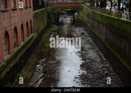 Leerer Kanal Stockfoto