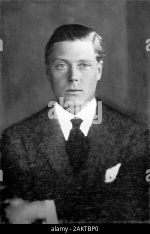 EDWARD VIII (1894 - 1972) Als Prince of Wales im Jahre 1922 Stockfoto