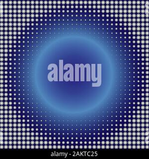 Blau abstrakt Hintergrund mit Kreisen Stock Vektor