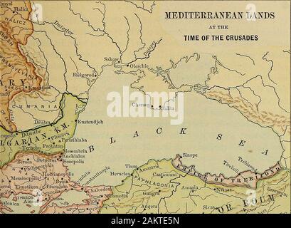 Eine kurze Geschichte der Nationen und ihrer Fortschritte bei der Zivilisation. lerra Ximotilion 5 iT2ui-. u3-rTHASOS fry T^^^ vO ^&gt; r ich LIMNOS A)^^ & VV^X) () i - J? r Ti/rt L Stockfoto