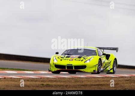 Tailem Bend, South Australia. 10. Januar 2020; die Biegung Motosport Park, Tailem Bend, South Australia, Australien; Asian Le Mans, 4 Stunden der Biegung, Praxis Tag; die Nummer 7 Guy GT von Takeshi Kimura, Kei Jörger, kommen Ledogar während der freien Praxis 1 - Redaktionelle Verwendung Credit: Aktion Plus Sport Bilder/Alamy Leben Nachrichten angetrieben Stockfoto