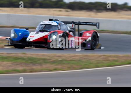 Tailem Bend, South Australia. 10. Januar 2020; die Biegung Motosport Park, Tailem Bend, South Australia, Australien; Asian Le Mans, 4 Stunden der Biegung, Praxis Tag; die Zahl 9 Graff LMP 3 angetrieben von Eric Trouilllet, Ricky Capo, David Droux während der freien Praxis 1 - Redaktionelle Verwendung Credit: Aktion Plus Sport Bilder/Alamy leben Nachrichten Stockfoto