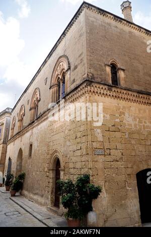 Historische Altstadt Mdina - Palazzo Santa Sofia, Malta Stockfoto