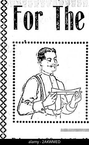 Tägliche Kolonisten (1900-11-07). t veröffentlicht worden. Sie fordern für theconstruction von mehr als 8.000 Meilen ofcable die britischen Kolonien ofCanada, Australien, und Neuseeland zu verbinden. Aufgrund der Tatsache, dass Es noBritish Gebiet zwischen Kanada und der Äquator in der östlichen Teile oftlie Pacific, einer ununterbrochenen Ausdehnung ofcable zwischen Vancouverand Fanning Island, gelegt auf eine Entfernung von., Jt 00 Meilen, die, so dass die üblichen 14 Prozent, den Überschuss für den Ungleichheiten, usw., wird eine ununterbrochene Kabel von 3 machen, (100 Meilen notwendig. Die neuen Kabel besteht aus einem Cen- Kupfer wi Stockfoto