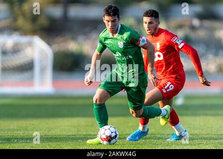 Münze, 10-01-2020, Fußball,, niederländischen Eredivisie, Saison 2019-2020, PEC Zwolle player Pelle Clement, während des Spiels PEC Zwolle - Standard Lüttich, Stockfoto