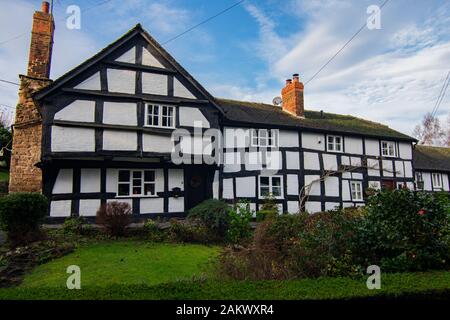 Mittelalterlichen Gebäuden Pembridge Herefordshire Stockfoto