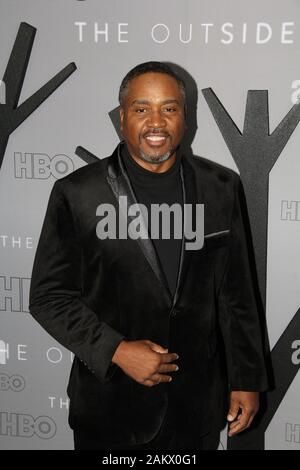 Los Angeles, USA. 09 Jan, 2020. Sir Brodie in der HBO-Serie Premiere von "der Außenseiter". Gehalten an der DGA-Theater in Los Angeles, CA, 9. Januar 2020. Foto: Richard Chavez/PictureLux Credit: PictureLux/Hollywood Archiv/Alamy leben Nachrichten Stockfoto