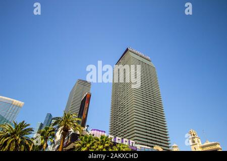 Las Vegas, Nevada, USA - 6. Mai 2019: Außenansicht des Cosmopolitan Hotel Resort and Casino auf dem Las Vegas Strip in Nevada. Stockfoto