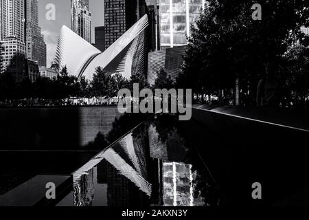 9/11 Memorial in New York City Stockfoto