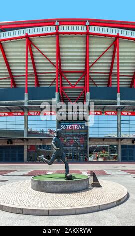 Besuch des Estadio da Luz - offizieller Spielplatz des FC Benfica Stockfoto