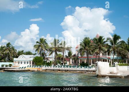 Die offiziell südlichste Residenz der kontinentalen Vereinigten Staaten (Key West, Florida). Stockfoto