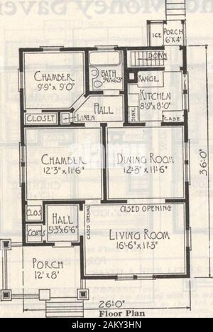 Gordon-Van Tine Wohnungen. Home Nr. 511. Material eingerichtet entweder Bereit oder Nicht bereit Schneiden Besonders erfreulich Five-Room Bungalow. Grundriss 1 Poughkeepsie, N. ¥. Gordon-Van Tine Co., Davenport, Iowa. Herren: In Antwort zu Ihren Gunsten Der 3.tnst., in Bezug auf das Material, das ich von Ihnen gekauft, begto Zustand, bisher habe ich keinen Grund, zu bedauern, dass meine Bestellung für Baustoff mit Ihrefirma Ientrusted. J kann wirklich sagen, dass alle von Ihnen materialreceived, welcher Art auch immer, war nur als yourecommended, es zu werden. Ich habe in meinem Haus considerablepleasure zeigen, Seve genommen Stockfoto