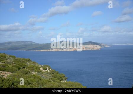 Capo Caccia in der Nähe von Alghero, Sardinien, Italien Stockfoto