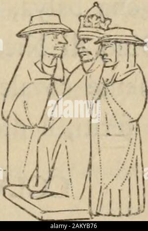 Le chroniche Sercambi, di Giovanni Lucchese. 2 l 8 PARTE PRIMA DELLE CRONICHE dicti alquanti de Cardinali altro Papa, il quale nomònno papa Chi-mento; et qui incomincia ein Esser antipapa e scizma heretica tra Iola christianità;, La quale, se Idio non ci puone Mano, Non si ve-de che finire debbia pro Altro modo. piigìano CCLVII. Molte terre si dienno eine Luccha kommen. /Mmiicc^ mc^l^ Stockfoto