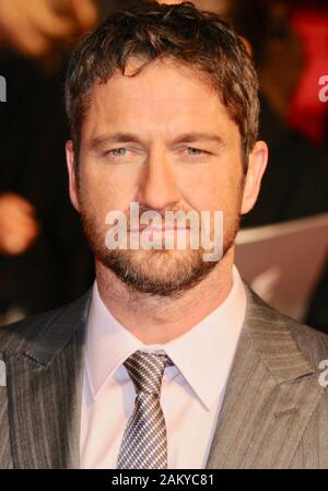 Gerard Butler. "Bountyhunter" UK Premiere Vue West End, London. Großbritannien Stockfoto