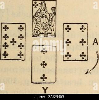 Die Gesetze und Prinzipien der whist angegeben und erläutert und illustriert seine Praxis auf eine ursprüngliche System, durch die Hände komplett durch gespielt. Trick 1, die spielen. Trick 2.. TRICKS 1^1; J Stockfoto