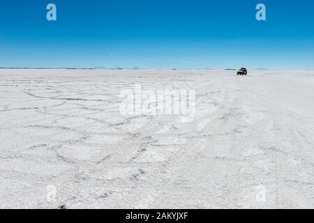 Der weltgrößte Salatsee Salar de Uyuni, Department Potosi, Südwest-Bolivien, Lateinamerika Stockfoto