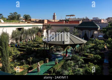 Le Jardin Secret, Marrakesch Stockfoto