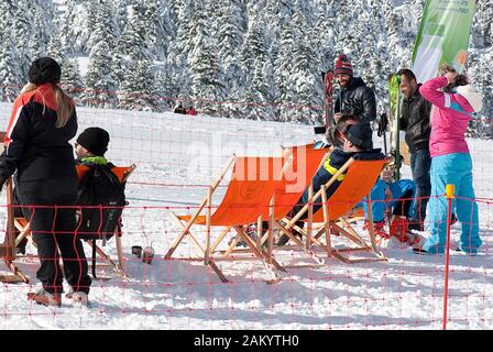 Kalavrita Ski Center in Griechenland Stockfoto