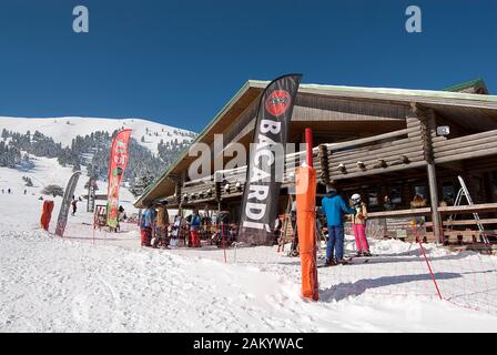 Kalavrita Ski Center in Griechenland Stockfoto