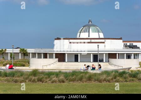Marine Hall and Gardens, The Esplanade, Fleetwood, Lancashire, England, Großbritannien Stockfoto