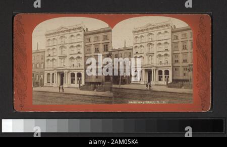 Steinway Hall, New York Blick von John S. Molton, L. G. Strang, Anthony und andere Fotografen und Verlage. Robert Dennis Sammlung von stereoskopische Ansichten. Titel von Cataloger'. Blick auf Märkte und Stores: Vielfalt und trocken waren, die Speicher, Innenraum eines Drug Store, Auktionshäuser, Manhattan Markt einschließlich Innenräume, Metzger in Washington Markt, der Markt unter dem East River Brücke; auch Ansichten von Brooks Brothers, Lord & Taylor, Steinway Hall, ein Feuer im Lager Cyrus W.'s Feld und A.T. Stewart's speichern. Einige Ansichten dupliziert.; Steinway Hall, New York. Stockfoto