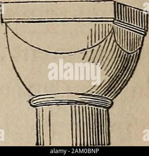 Histoire de l'architecture en Belgique: depuis Les Temps les plus reculés jusqu'à l'époque actuelle. humaines, de monstres auf degroupes. En Italie et dans le Midi et le Centre dela Frankreich, la Base ou la Plinthe est fréquemmentremplacée aux portails des Églises et aux mausoléespar des Zahlen de Lions et danimaux chimériques; Mais à NOTRE CONNAISSANCE, en Belgique auf ne Ren-contre le unterstützt de cette espèce quau portailancien de Sainte-Gertrude à Nivelles et à une portedu Cloître de Saint-Servais à Maestricht. Les chapiteaux Römer et byzantins présen - Zelt aussi la plus Grande diversité de Stockfoto