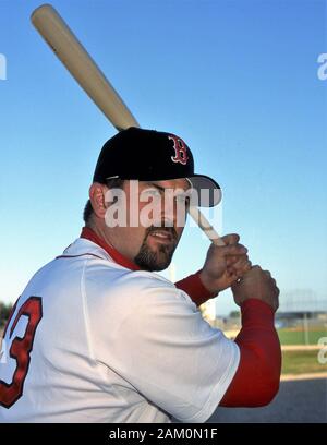 Jason Varitek, tek, Major League, MLB, Catcher und Teamkapitän für die Boston Red Sox. All Star, Golden Glove, World Series, ALDS, ALCS, Championship Stockfoto