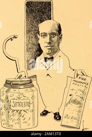 Clevelanders' wie wir sehen 'em;" eine Galerie von Pen Skizzen in Schwarz und Weiß. T.C. Whitcomb Automobile 289. M. C. Willis 290 Stockfoto