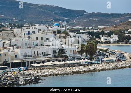 Parikia, Paros, Griechenland Stockfoto