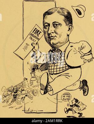 Clevelanders' wie wir sehen 'em;" eine Galerie von Pen Skizzen in Schwarz und Weiß. Albert K. Spencer 272. William B. Maxon Versicherung * 273 Stockfoto